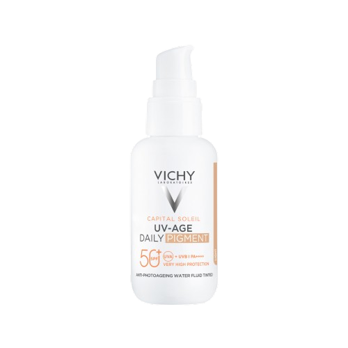 CAPITAL SOLEIL FLUIDE UV-AGE DAILY TEINTÉ LIGHT SPF 50+