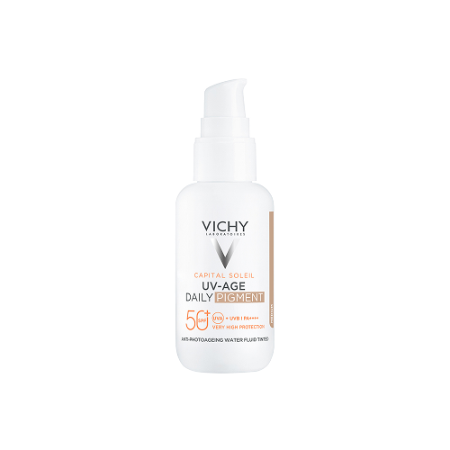 CAPITAL SOLEIL FLUIDE UV-AGE DAILY TEINTÉ MEDIUM SPF 50+